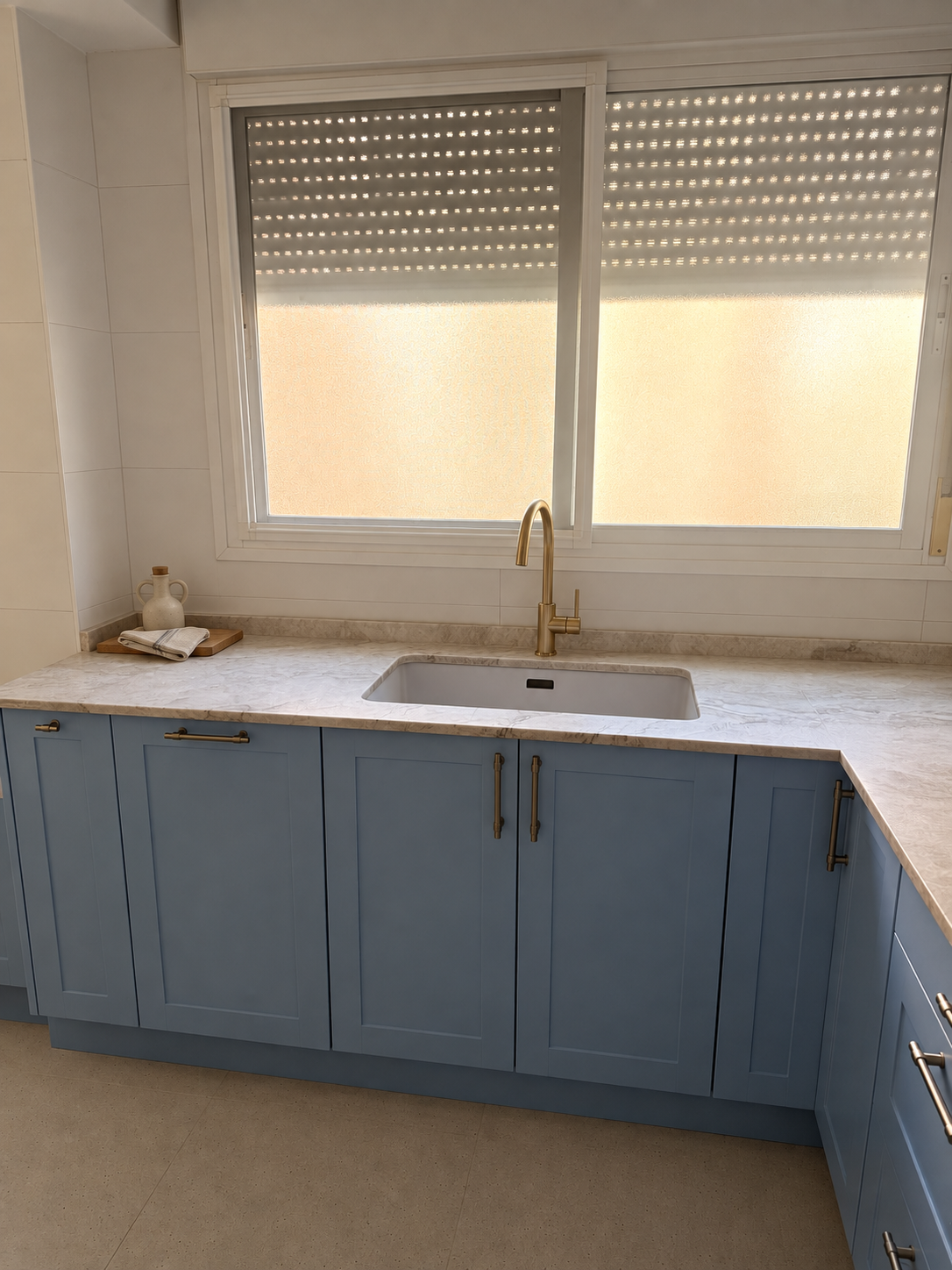 Detalle de cocina después de la renovación