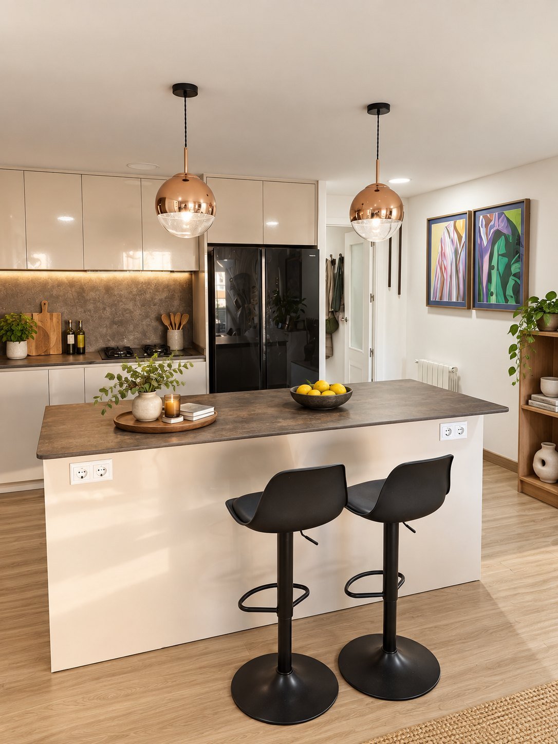 Cocina terminada tras reforma integral
